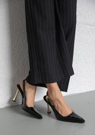 تصویر کفش کلاسیک پاشنه بلند راسته زنانه - Straswans TP2075R 