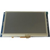 تصویر ماژول السیدی 4.3 اینچ با تاچ مقاومتی رزولیشن 272*480 - LCD Module 4.3 inch with resistive touch 