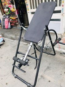 تصویر میز وارونه فیزیوتراپی ( inversion table ) 