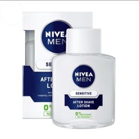 تصویر لوسیون افتر شیو نیوآ NIVEA مدل sensitive برای پوست های حساس بدون الکل حجم 100 میلی لیتر 