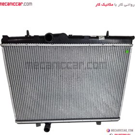 تصویر رادیاتور آب پژو 206 لوله 26 - کوشش Peugeot 206 water radiator