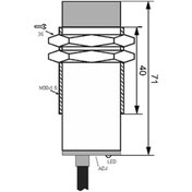 تصویر سنسور خازنی تبریز پژوه قطر 30 CPS-220-CA-30 