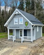 تصویر ویلا پیش ساخته مدل نئوکلاسیک لوکس برند پارس وود 