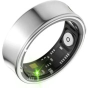 تصویر حلقه هوشمند دارک بلو رنگ نقره ای 