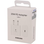 تصویر کلگی شارژر 25 وات سامسونگ EP-TA800 (همراه تبدیل 3به2) 