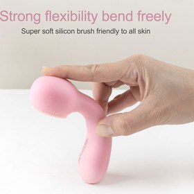 تصویر فیس براش برقی سیلیکونی مدل آیلو کیوت اسکین Cuteskin Silicone Electric Face Brush Ailo Model