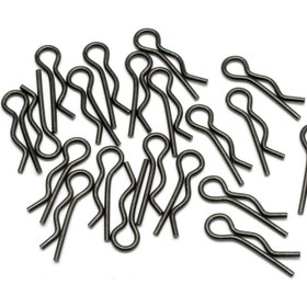 تصویر #75106 - BODY PIN (6mm/BLACK/MEDIUM/20pcs) HPI 