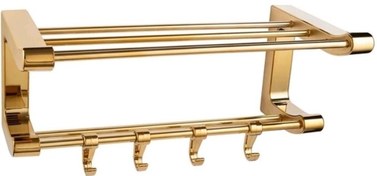 تصویر رخت آویز حمام طلایی آرتا 