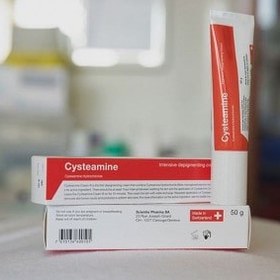 تصویر کرم ضد لک سیستئامین Cysteamine سوییس اصل حجم 50 گرم 