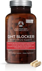 تصویر Advanced Trichology DHT BLOCKER Hair Growth Supplement for Genetic Thinning, Men & Women, Approved by American Hair Loss Association, Backed by 20 Years of Experience in Hair Loss Treatment Clinics 