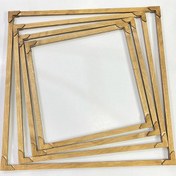 تصویر حلقه چوبی ماندلا (مربع) 