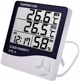 تصویر رطوبت سنج و دماسنج دیجیتال HTC-2 Digital hygrometer and thermometer HTC-2