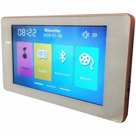 تصویر تاچ پنل صوتی (آمپلی فایر دیواری ) JX400H Audio Touch Panel JX400H