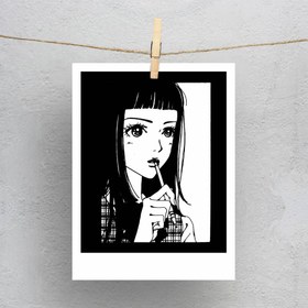 تصویر پولاروید دختر انیمه ای 