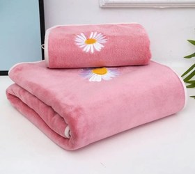 تصویر ست حوله استخری و حوله دستی بابونه Twin towel