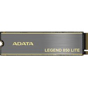 تصویر حافظه اس اس دی اینترنال ای دیتا Legend 850 Lite M.2 2280 NVMe ظرفیت 500 گیگابایت ADATA Legend 850 Lite M.2 2280 NVMe 500GB Internal SSD
