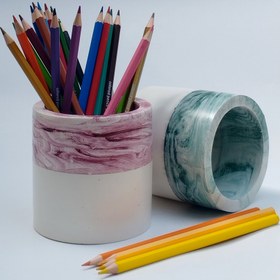 تصویر جامدادی رومیزی مدل مرمر 