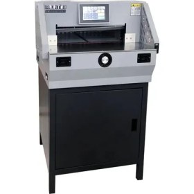 تصویر دستگاه برش برقی کاغذ AX مدل E460T AX E460T Electric paper guillotine