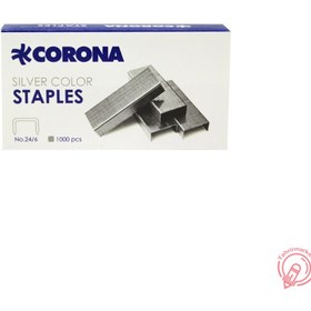 تصویر سوزن منگنه سایز 24.6 کرونا نقره ای 58017 