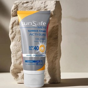 تصویر کرم ضدآفتاب آقایان SPF40 