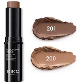 تصویر کانتور استیکی کیکو میلانو مدل Sculpting Touch Creamy Stick Contour Kiko Milano 