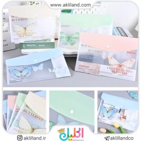 تصویر پوشه تک دکمه پروانه 