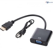 تصویر تبدیل HDMI به VGA و AUDIO رویال cable converter