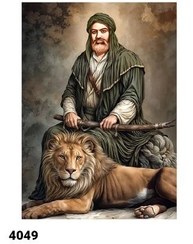 تصویر تمثال امام علی علیه السلام کد 4049 سایز ۱۴۰*۲۰۰ 