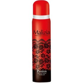 تصویر اسپری بدن مالزیا زنانه پشن 100 میل ا Malizia PASSION For Women 100ml 