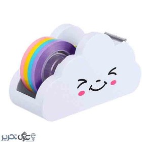 تصویر ست جاچسبی و چسب واشی طرح ابر و رنگین کمان کد ۴۵۳۳