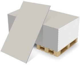 تصویر پانل گچی RG 9/5 کناف knauf gypsum board RG 9.5