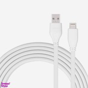 تصویر کابل تبدیل USB به Lightning مومکس (Momax) مدل Dl7W به طول 1m سفید کابل تبدیل