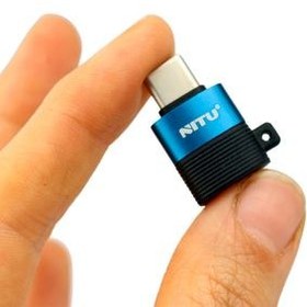 تصویر مبدل USB به Type-C نیتو مدل NT-CN15 NITU NT-CN15 USB To Type-C Convertor