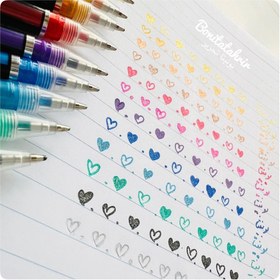 تصویر روان نویس ۱۲ رنگ 