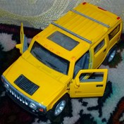 تصویر ماکت ماشین فلزی هامر 2008 