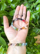 تصویر ست گردنبند و دستبند مولتی استون رودراکشا - دستبند 