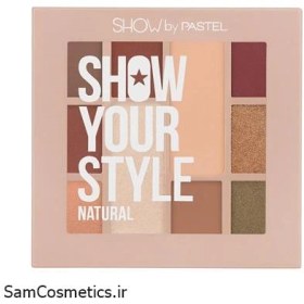 تصویر پالت سایه چشم 10 رنگ پاستل سری Show your Style Eye shadow palette of 10 pastel colors, Show your Style series