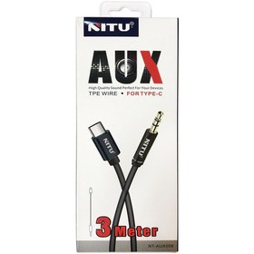 تصویر کابل تبدیل usb-c به AUX نیتو مدل NT-AUX008 طول 3 متر 