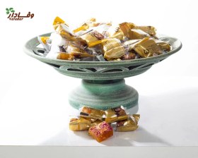 تصویر حلوا پذیرایی گل محمدی 