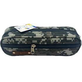 تصویر جامدادی 2 زیپ ارتشی کد 010 