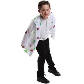 تصویر کت لباس دکتر دیوانه برای کودکان (کوچک) برند halloween Mad Costumes Mad Scientist Coat For Kids (Small)