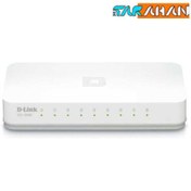 تصویر سوئیچ 8 پورت دی لینک مدل DGS-1008A D-Link DGS-1008A 8-Port Switch