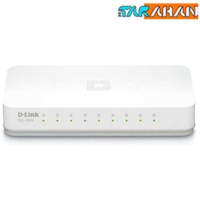 تصویر سوئیچ 8 پورت دی لینک مدل DGS-1008A D-Link DGS-1008A 8-Port Switch