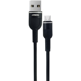 تصویر کابل تبدیل USB به microUSBآرسون مدل AN-A3 طول 1متر 