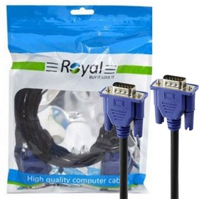 تصویر کابل VGA ROYAL(3+4) 3M 