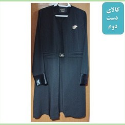 تصویر مانتو مشکی کد A211 