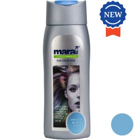 تصویر شامپو رنگ 200میل مارال آبی آسمانی Maral Hair Color Shampoo 200ml