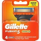 تصویر تیغ یدک 4 عددی ژیلت فیوژن پاور Gillette Fusion Power ا Gillette Fusion Power Blades Pack Of 4 Gillette Fusion Power Blades Pack Of 4
