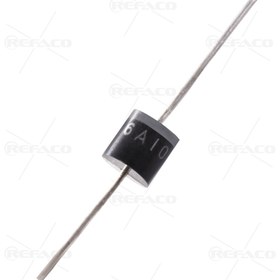 تصویر دیود 6A10 (1000V-6A) DIODE 6A10 1000V 6A