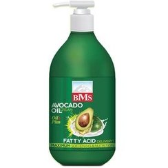 تصویر کرم مرطوب کننده بی ام اس مدل AVOCADO OIL حجم 300 میلی لیتر 